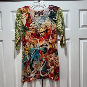 Colorful Abstract Women's Tunic